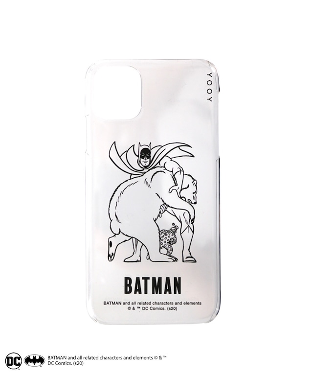 BATMAN / COLORLESS iPhone CASE W-BM021 B