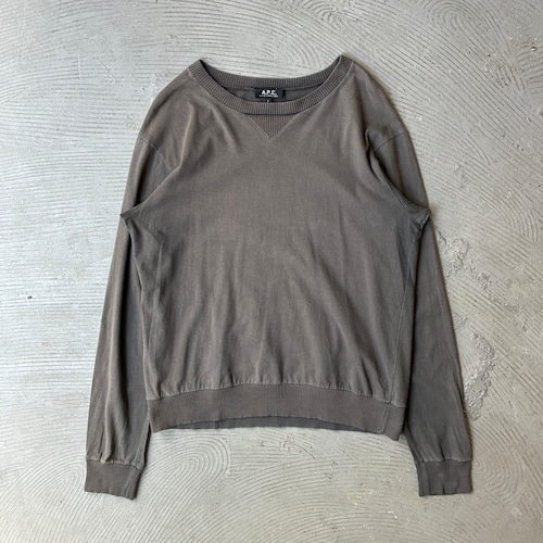 A.P.C.(Made in France) / Faded sweat shirt