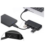 Formosa Japan USB-C（TYPE-C） to USB 3.0 HUB ハブ 4ポート アダプター 黒 IF-1103U3C