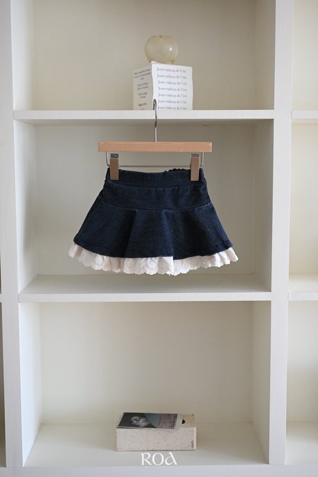 【10/29〆予約】<Roa>  Home lace skirt