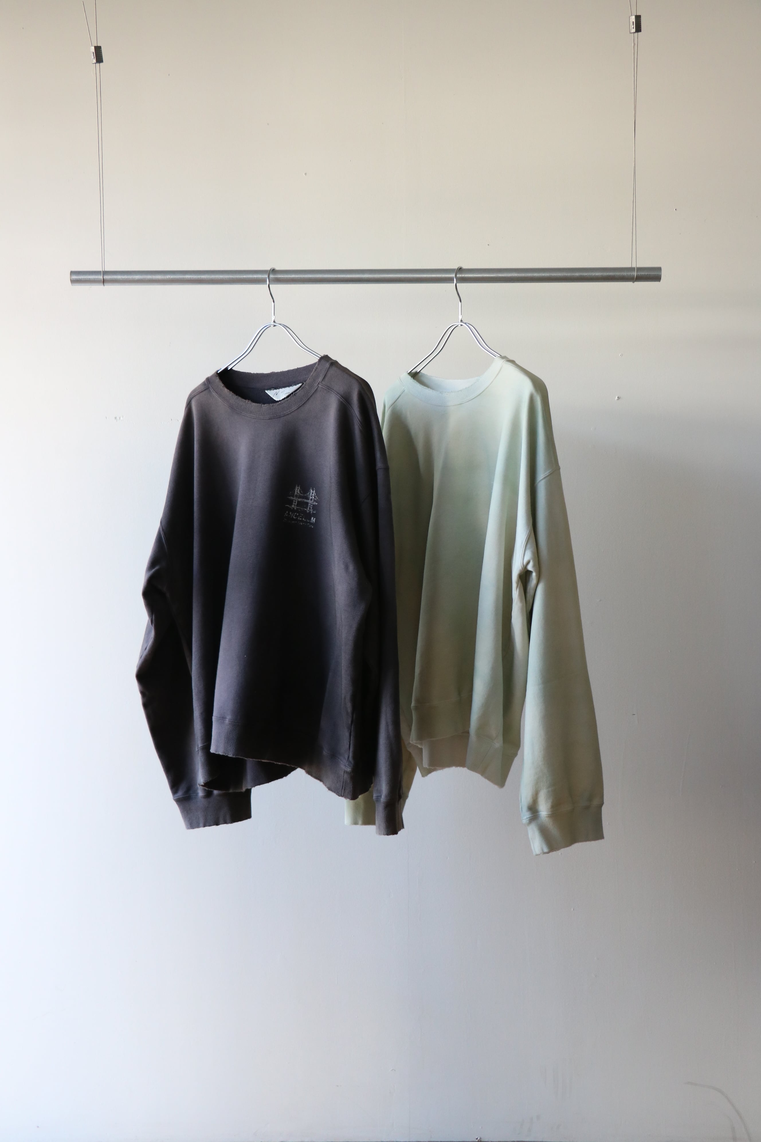 Ancellm -BRIDGE SWEAT SHIRT- / ANC-CT115 / アンセルム ブリッジ スウェットシャツ