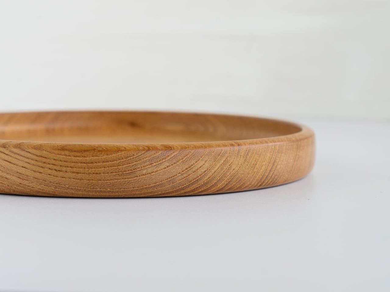 現品限り】無塗装のお盆4 欅（けやき）1人用 直径18cm | わたなべ木