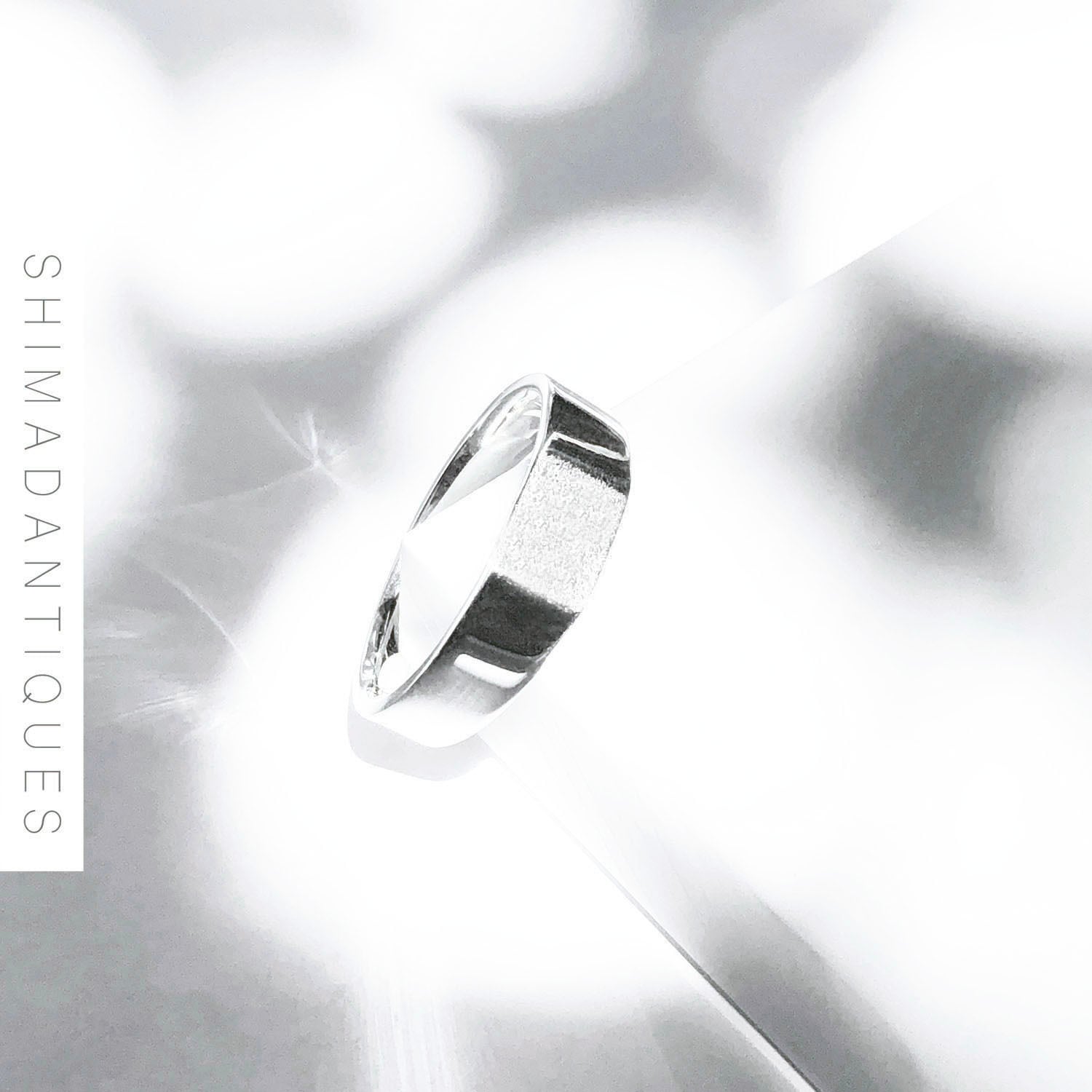 Signet Ring Ⅱ・Medium／SV925 SHIMADANTIQUES