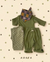 【取寄】Aosta ドットトントンベスト|秋服|韓国子供服|26/AT