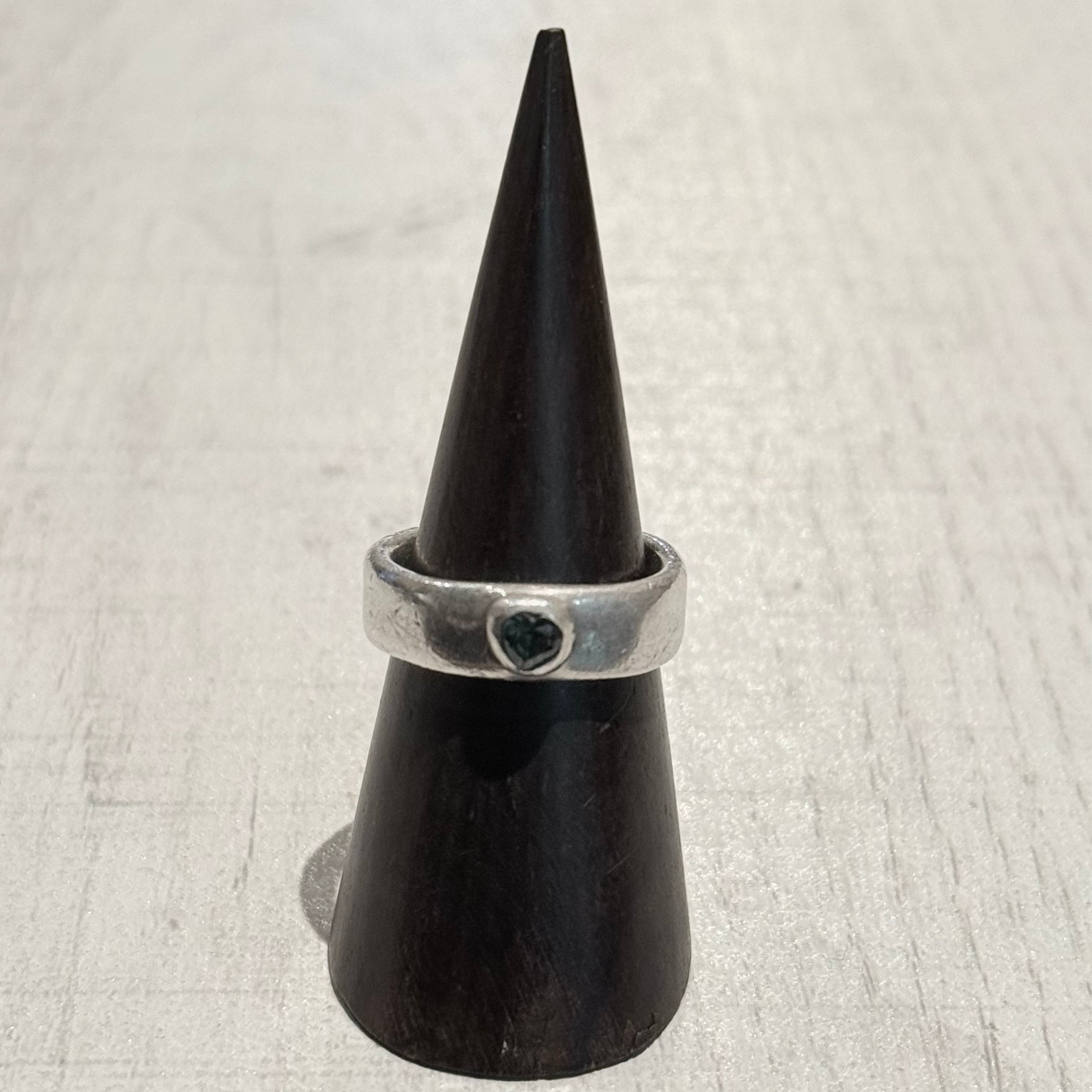 SILVER925 BIG ONYX DESIGN RING/シルバー/リング | maryland_accessories