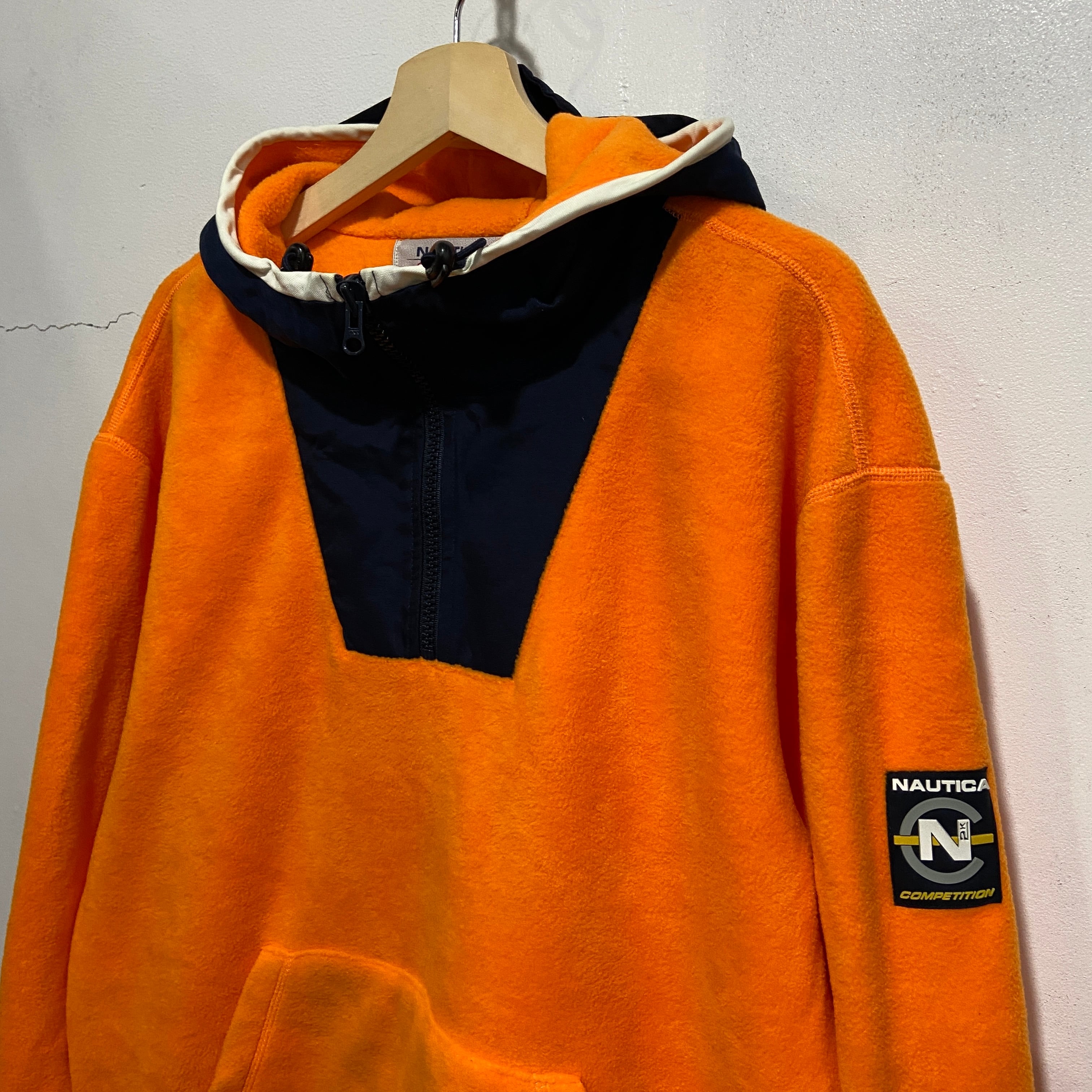 613】90's NAUTICA COMPETITIONボアフリースパーカー古着屋shin ...