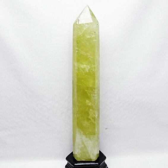 1.8Kg シトリン 六角柱 シトリンクォーツ ポイント 台座付属 一点物 152-4167
