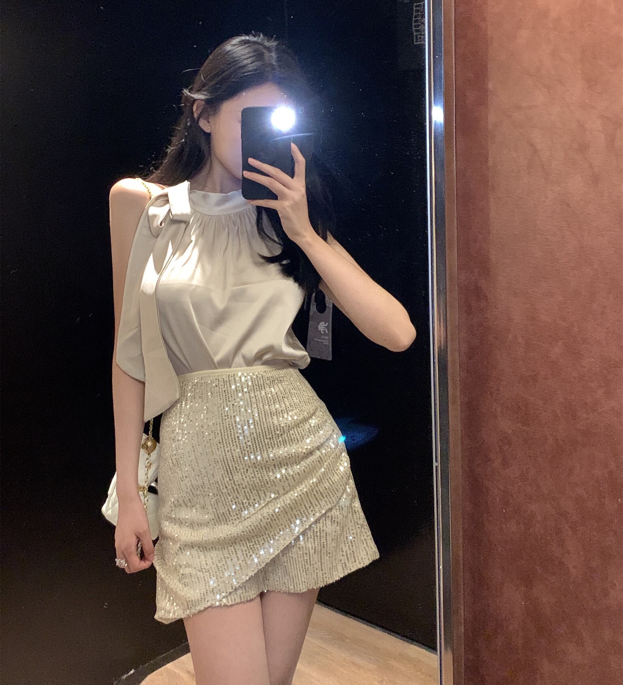 サマースタイルバンドショートホルタートップス 夏物 ピュア ブラックストロベリース1921109761