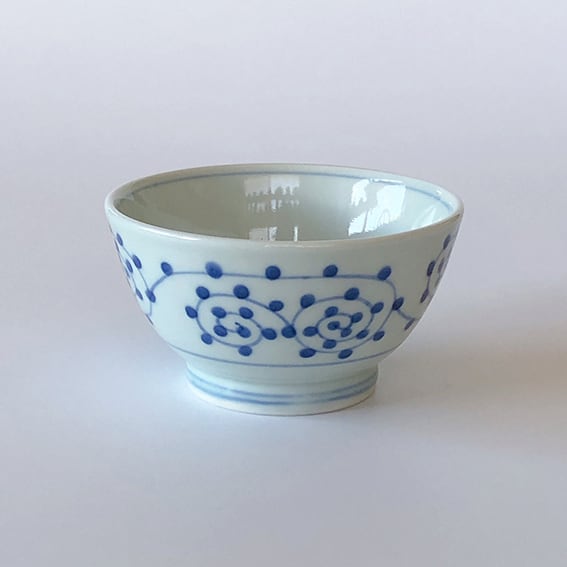 有田焼和食器 飯碗(大)【玉唐草】