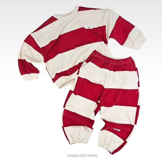 《送料無料》予約:太ボーダーセット【HANAB】※ジュニアサイズ