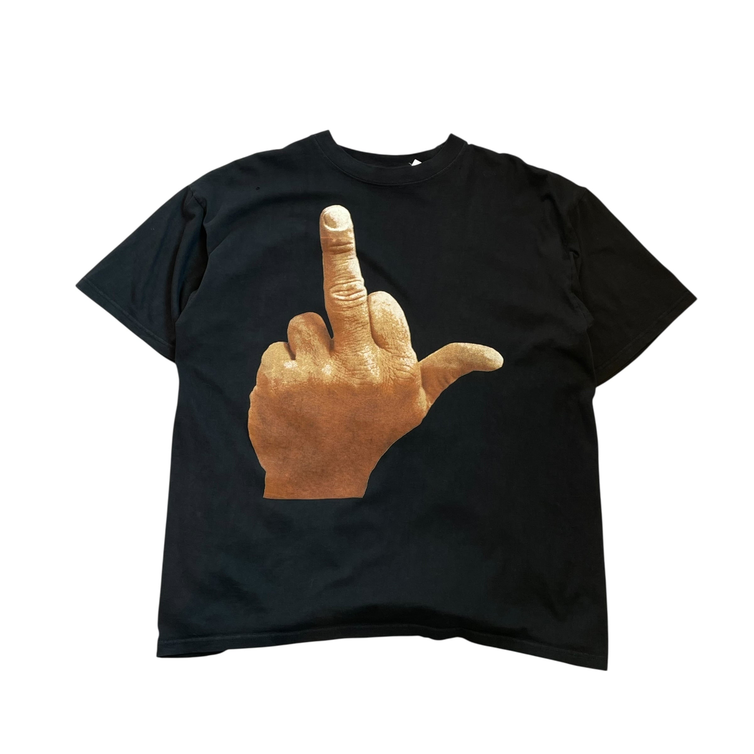 Late 1990s "FUCK FINGER" Big Printed T-shirt