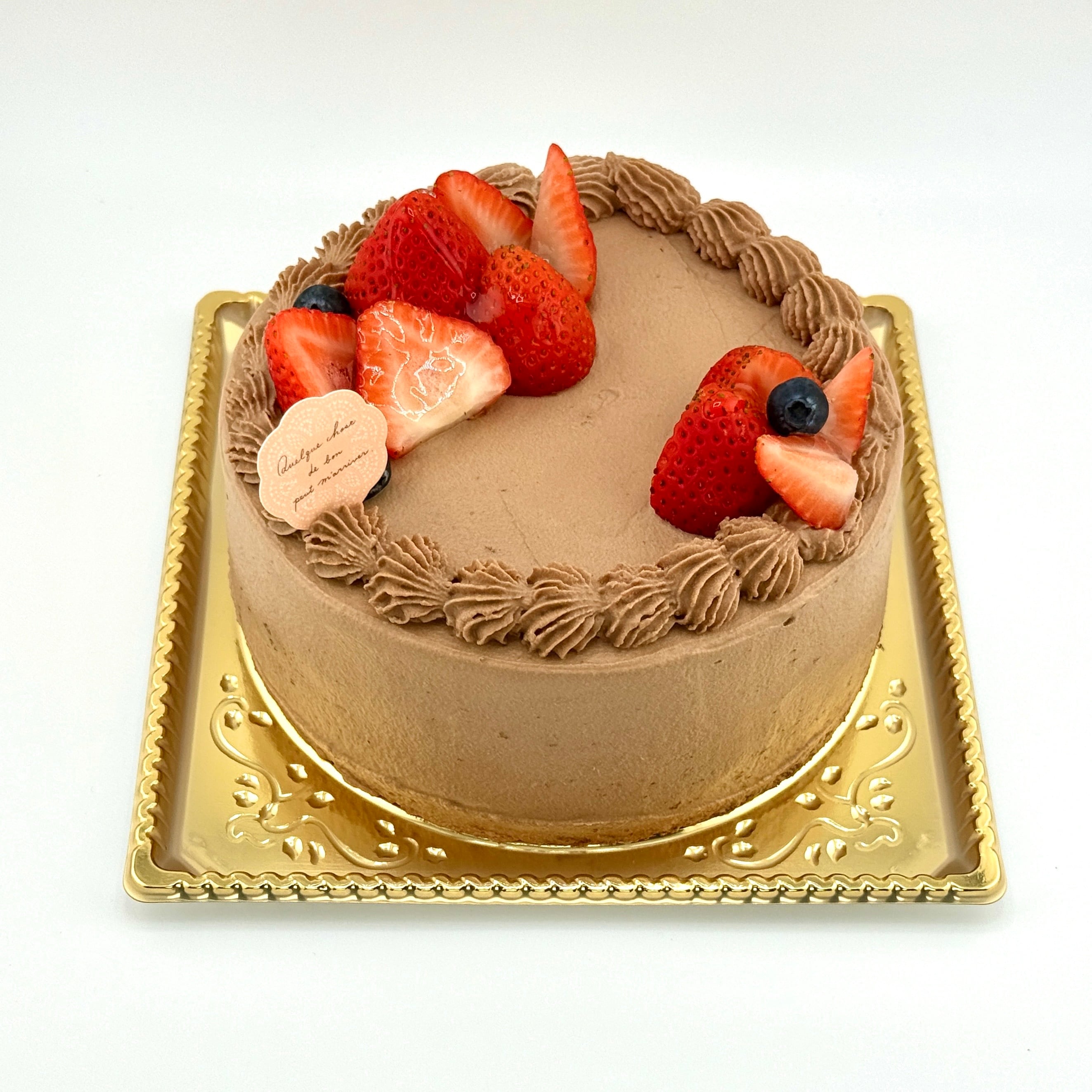 チョコ生ケーキ(4号サイズ) | ル・ボン・ヴィヴァン