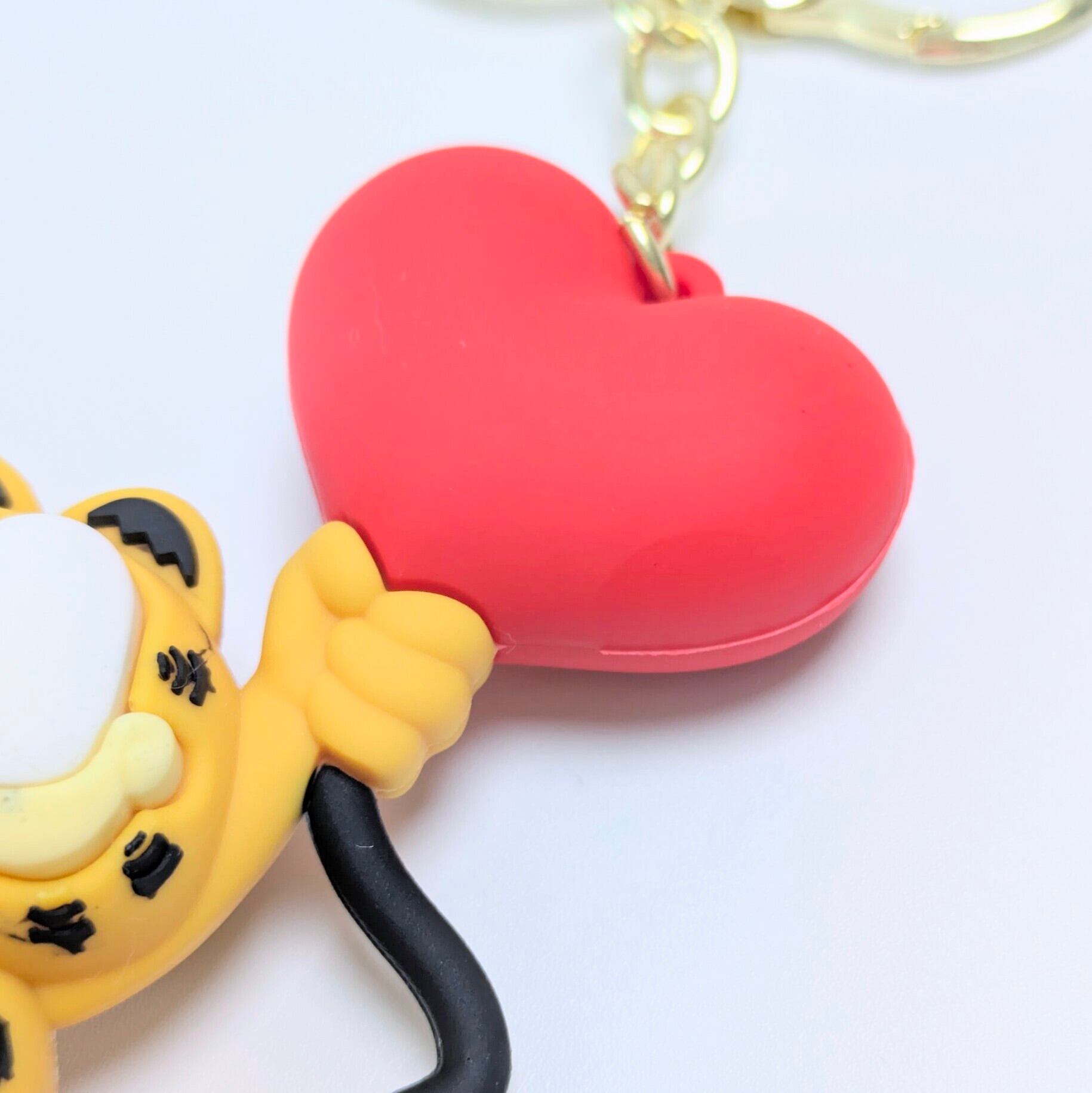 【 Garfield ( ガーフィールド ) 】『 ガーフィールド & プーキー 』 3Dラバーキーホルダー ストラップ付き / キーチェーン〚アメリカン雑貨 アメトイ〛