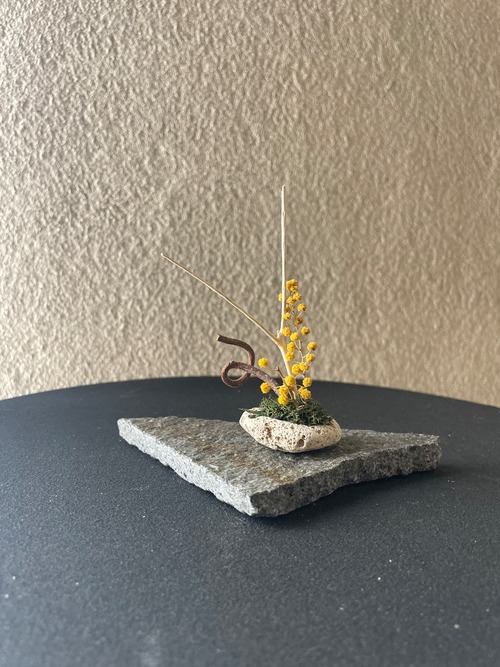 10 軽石枝アレンジ(ミニ)・石の敷台セット