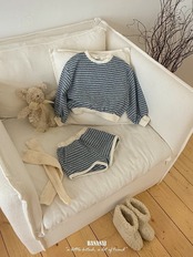 韓国子供服 / BANANA J / 26Autumn / ニットボーダーパンツ / 秋服 / キッズ *XS~JS*