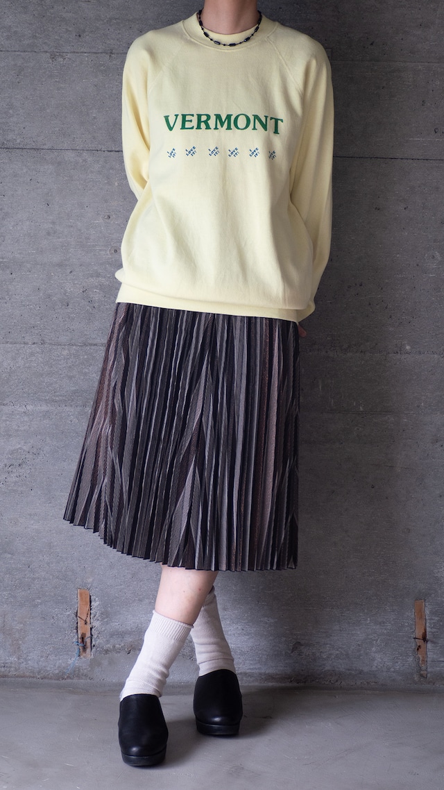 "VERMONT" 1980s Hanes body souviner sweat