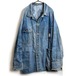 [RED CAMEL] Vintage Coverall Denim Jacket [1950s-] Vintage Good Aging Coverall Jacket