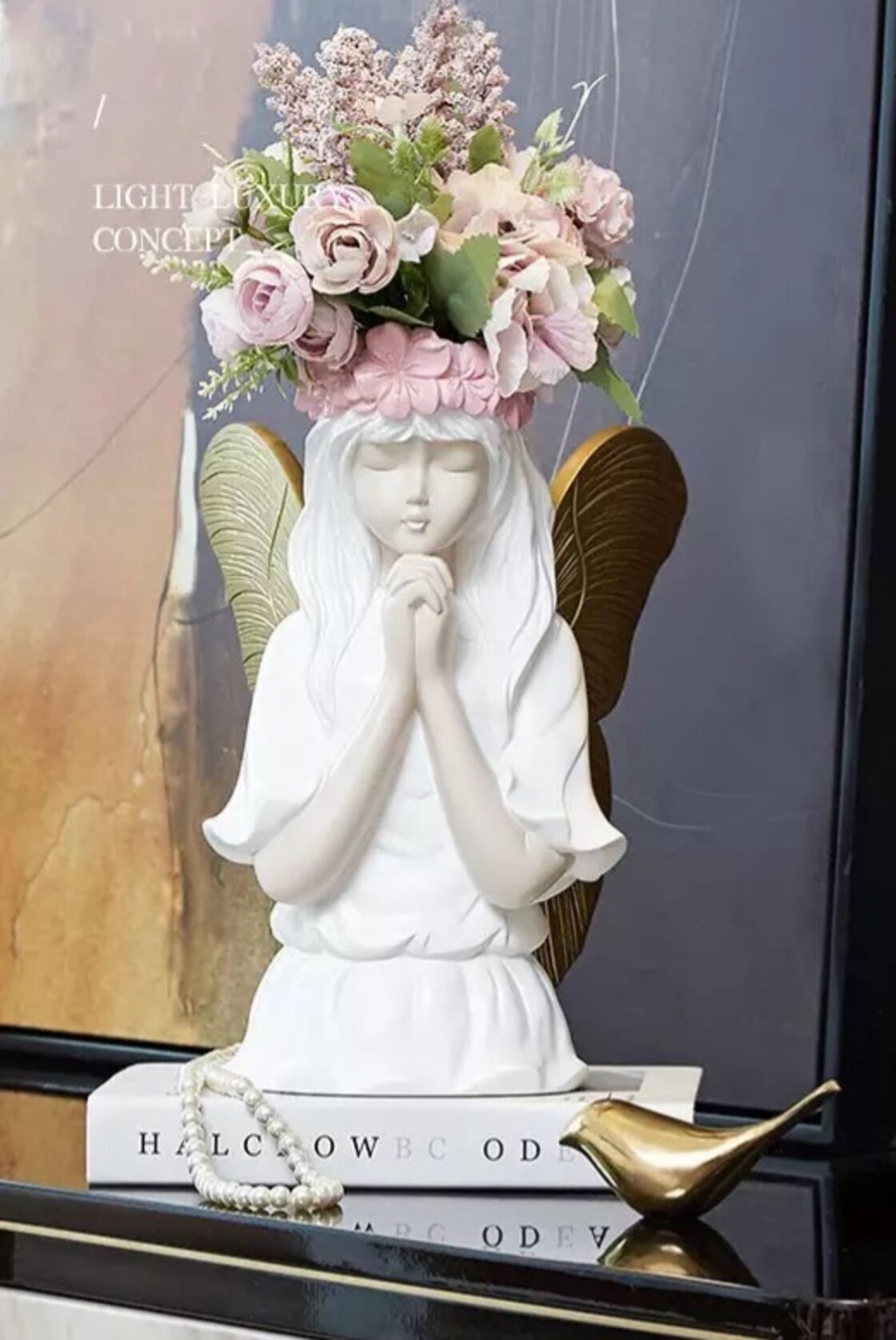 お取り寄せ商品】花瓶 アンティーク 天使 レトロ おしゃれ | PAY ID