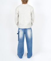 【#Re:room】CREW NECK MIX KNIT［REK152］