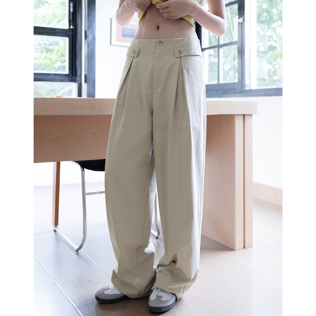 tuck wide pants