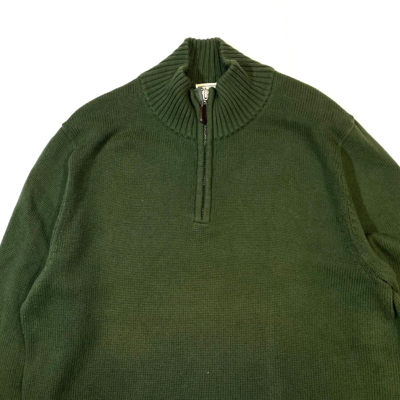 エルエルビーン L.L.Bean コットンニットハーフジップセーター メンズXL /eaa354382