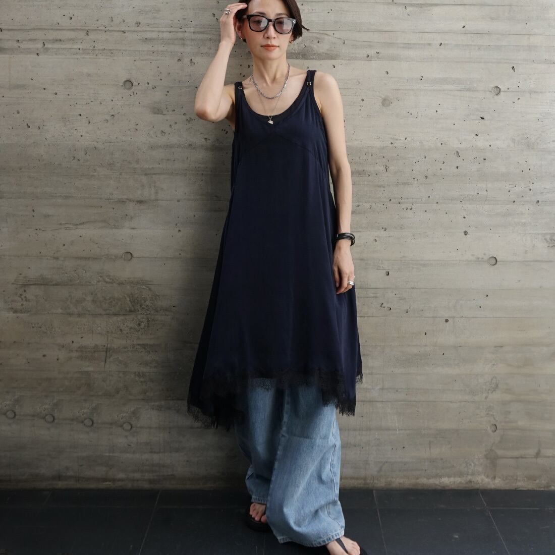 レースキャミチュニック | FASHFREN/ファッシュフレン