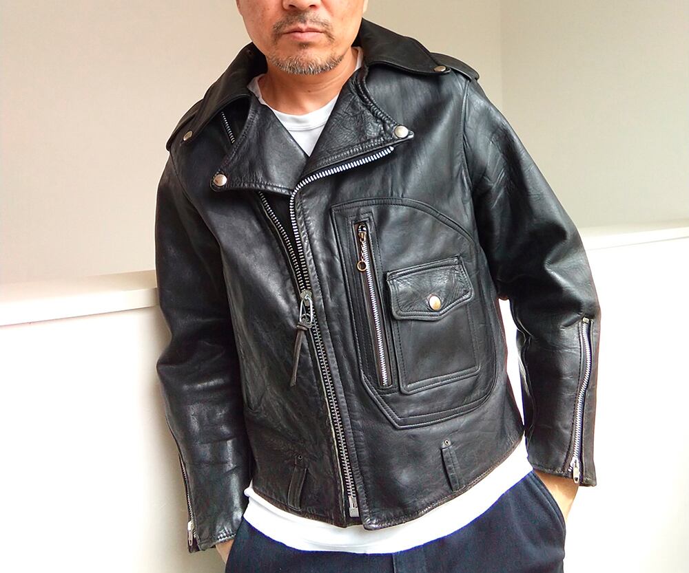 50s ヘラクレス ホースハイド ダブルライダースジャケット 息苦しかっ  