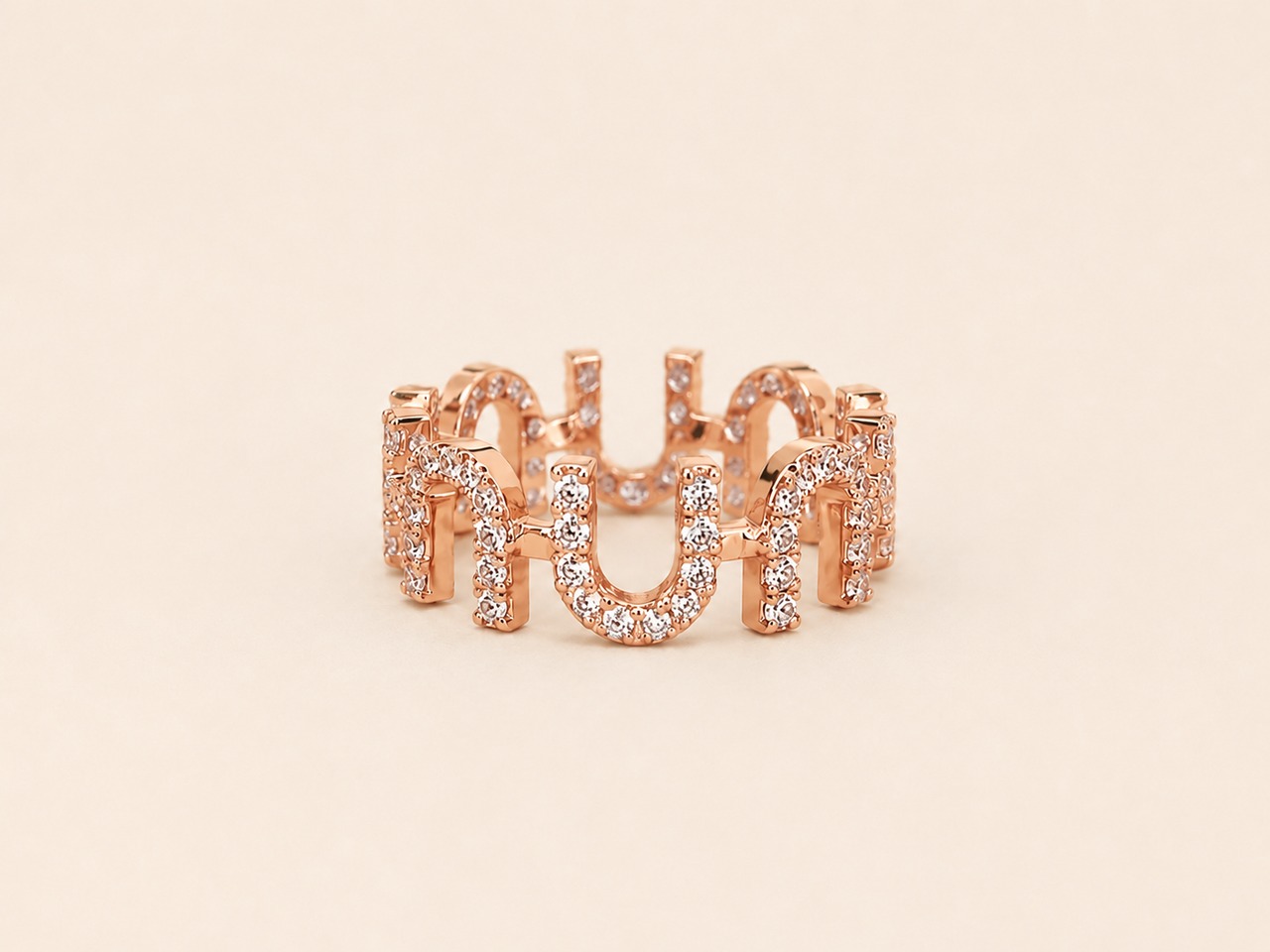 Rhythm Ring｜Pink Gold Plated