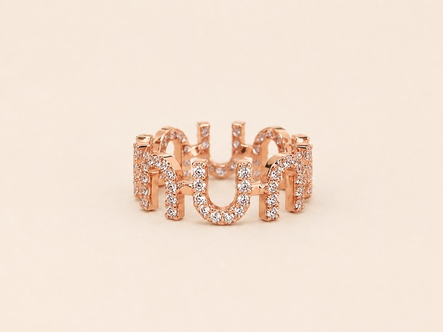 Pink Gold-Plated Ring