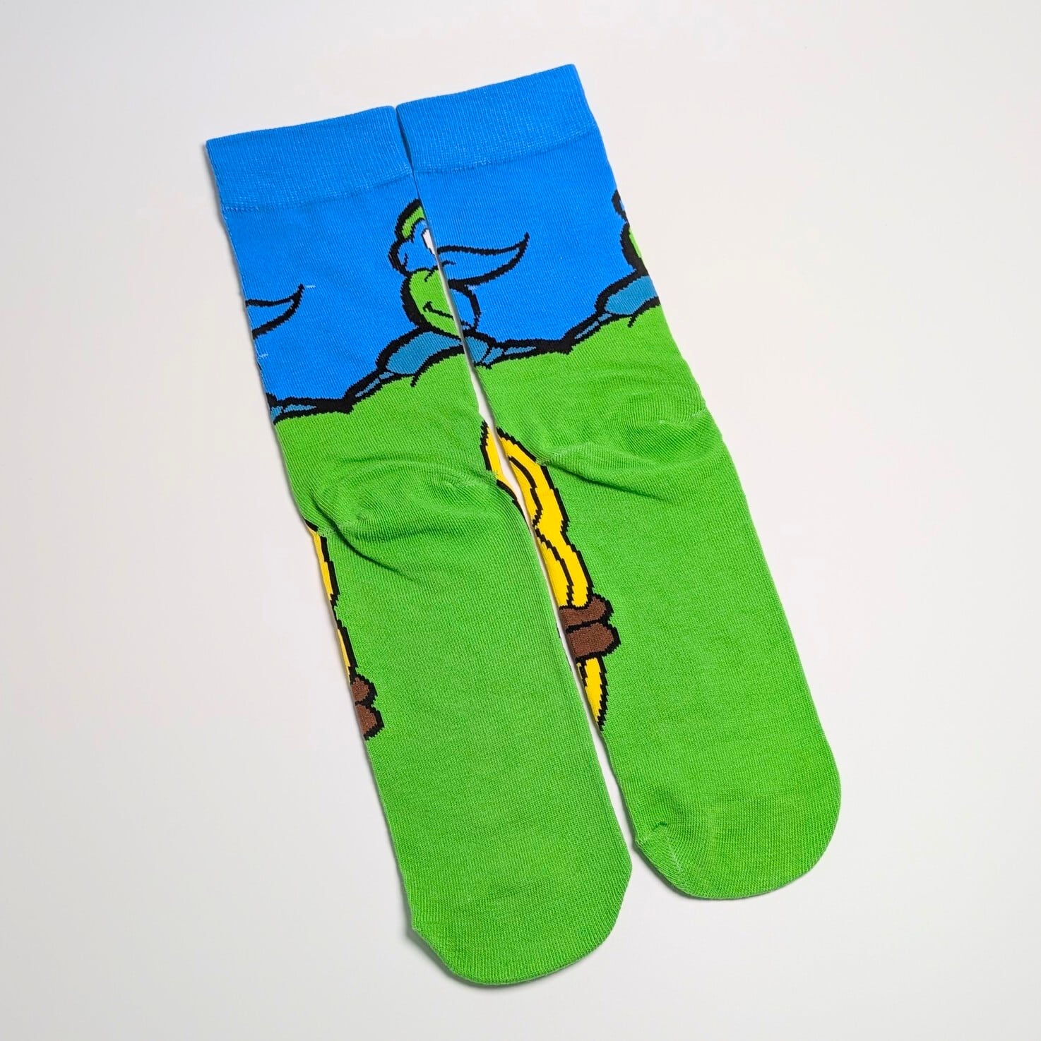 【 crew socks / クルーソックス 】『 Teenage Mutant Ninja Turtles / タートルズ / レオナルド 』 靴下 / ソックス〚アメリカン雑貨 アメトイ〛
