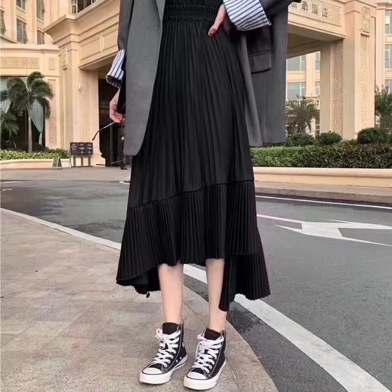 アシンメトリープリーツスカート AJ1365-999 | AYATORI CONNECT