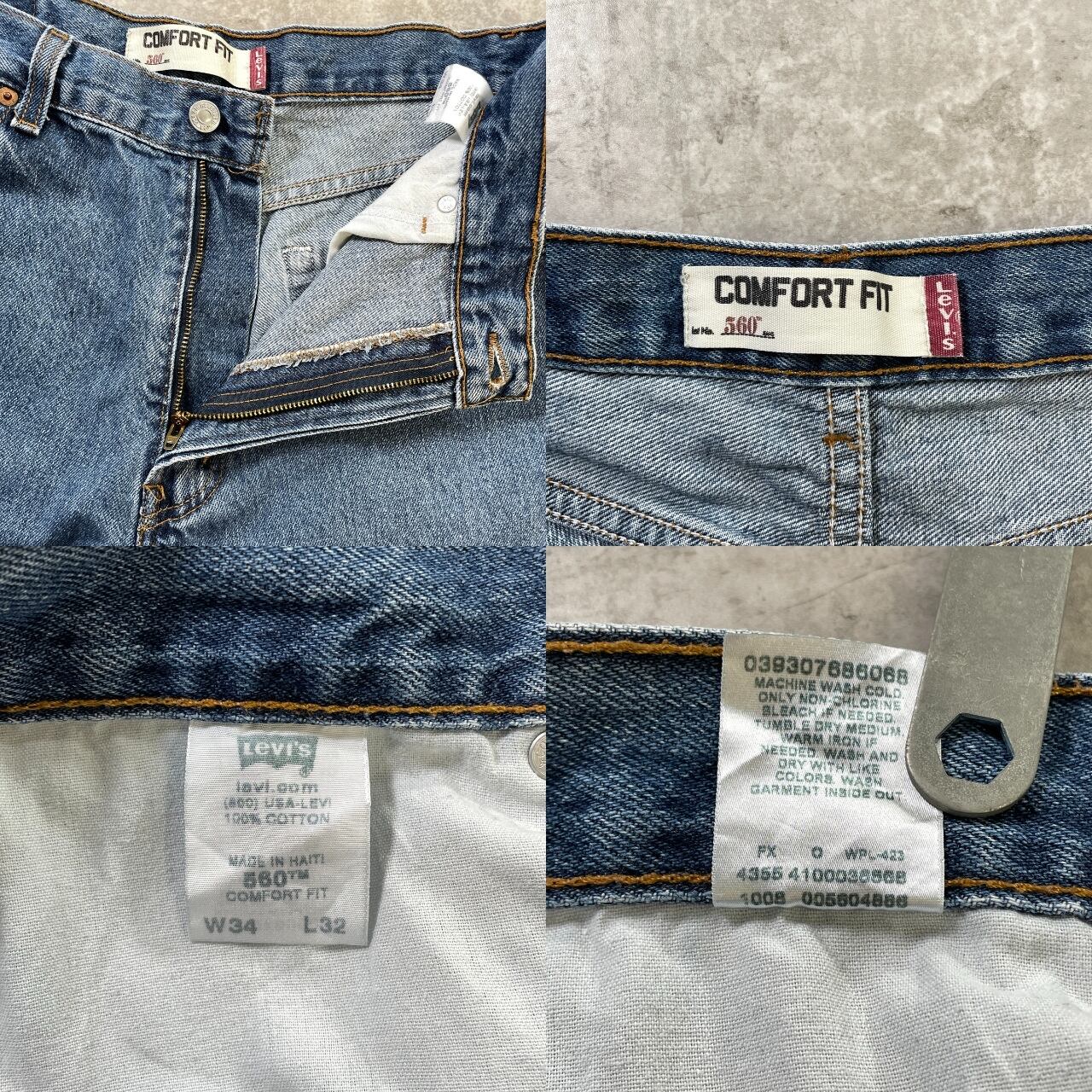 Levi's リーバイス 560 カットオフ デニムショートパンツ ショーツ