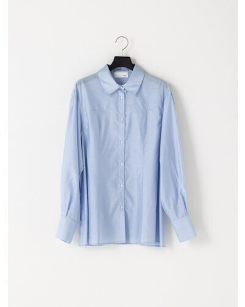 【mewl】] SHEER CURVY SHIRT