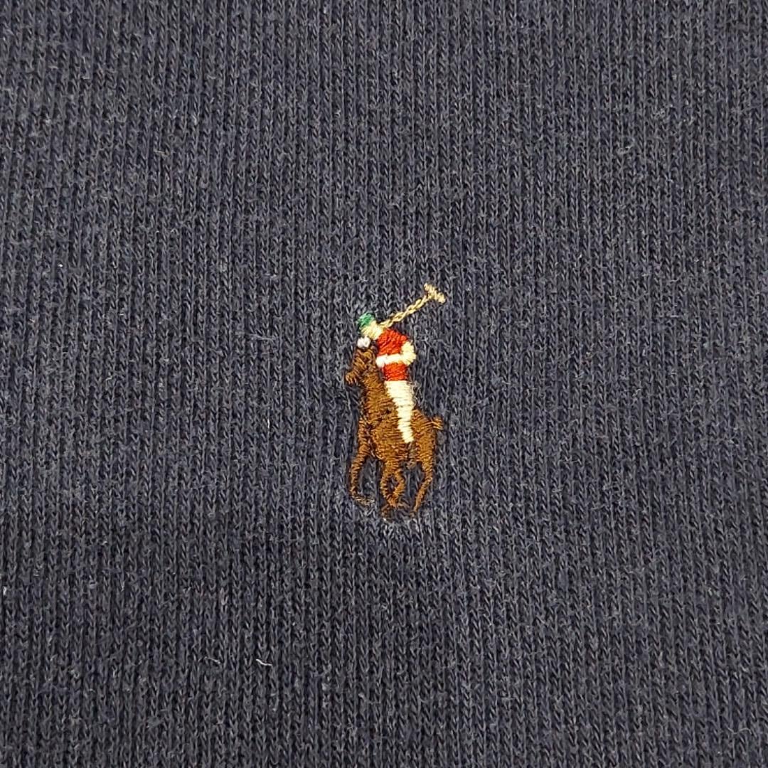 ポロ ラルフローレン ニット ハーフジップ ポニー 刺繍 紺 M ポロ ラルフローレン ニット ハーフジップ ポニー 刺繍 紺 M