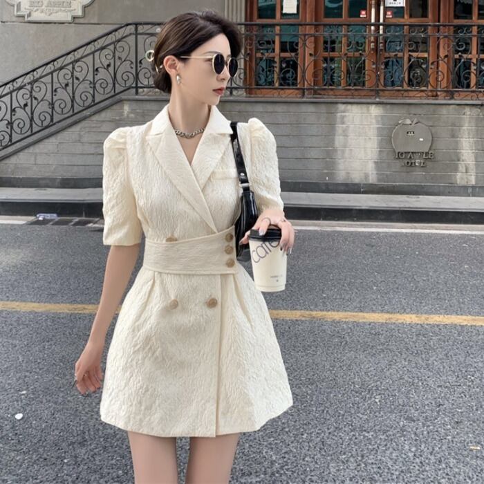 サマースタイルスタンダードスカート ウェストドレス レディース レトロ 夏物 ドラファッションホール99196492216