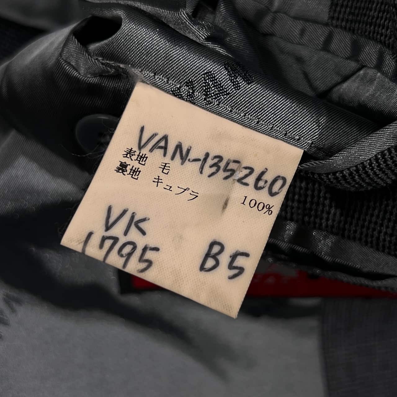 THE COLLECTION VAN JAC ヴァンヂャケット 3B テーラードジャケット /グレー メンズ 背抜き