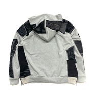 【hoodi22】 Remake Hoodie gray ×black