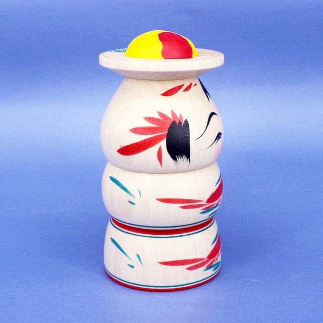 《 作並系・平賀輝幸 工人 》オムライスこけし　ふくよかさん