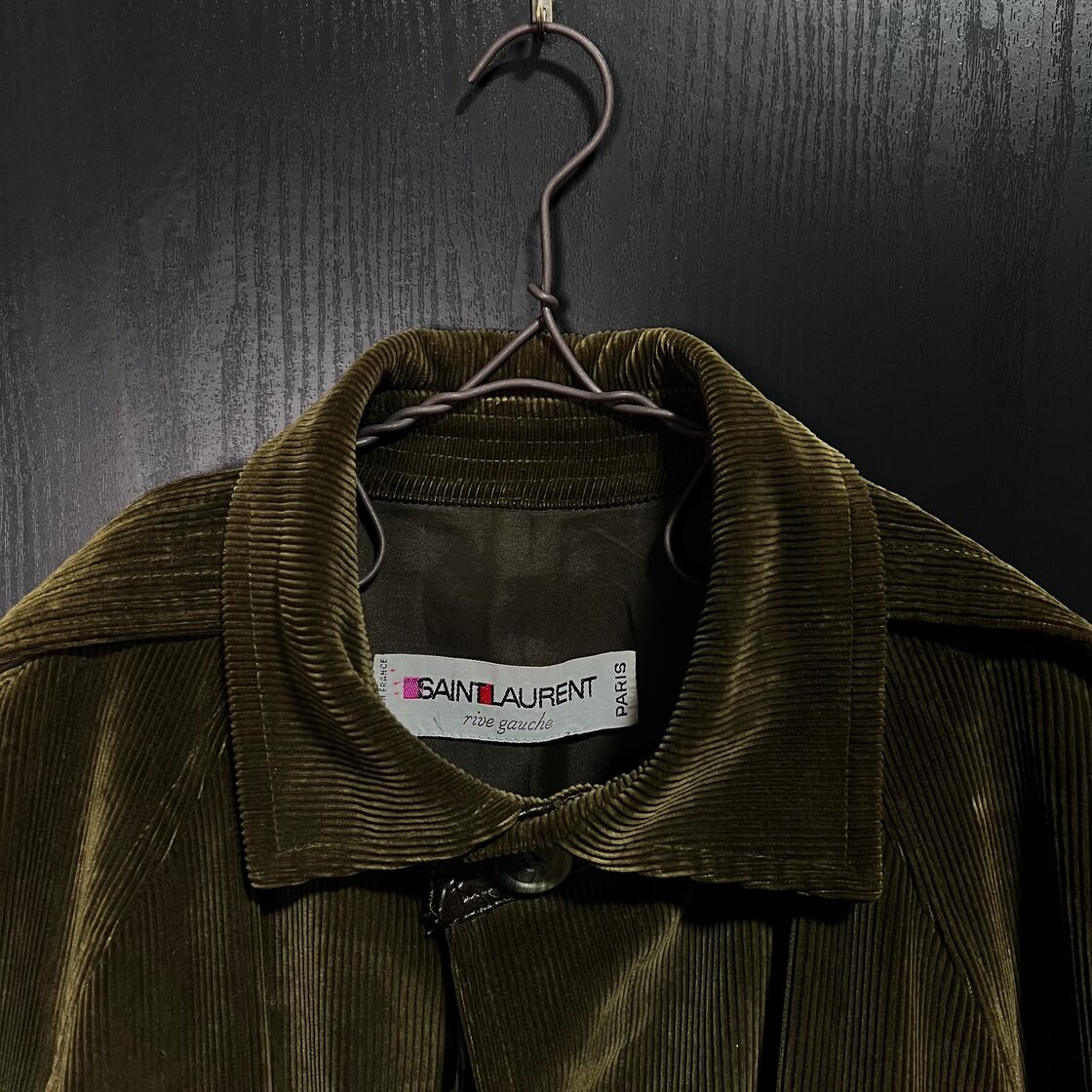 1970s Yves Saint Laurent rive gauche homme Safari-Style Corduroy 