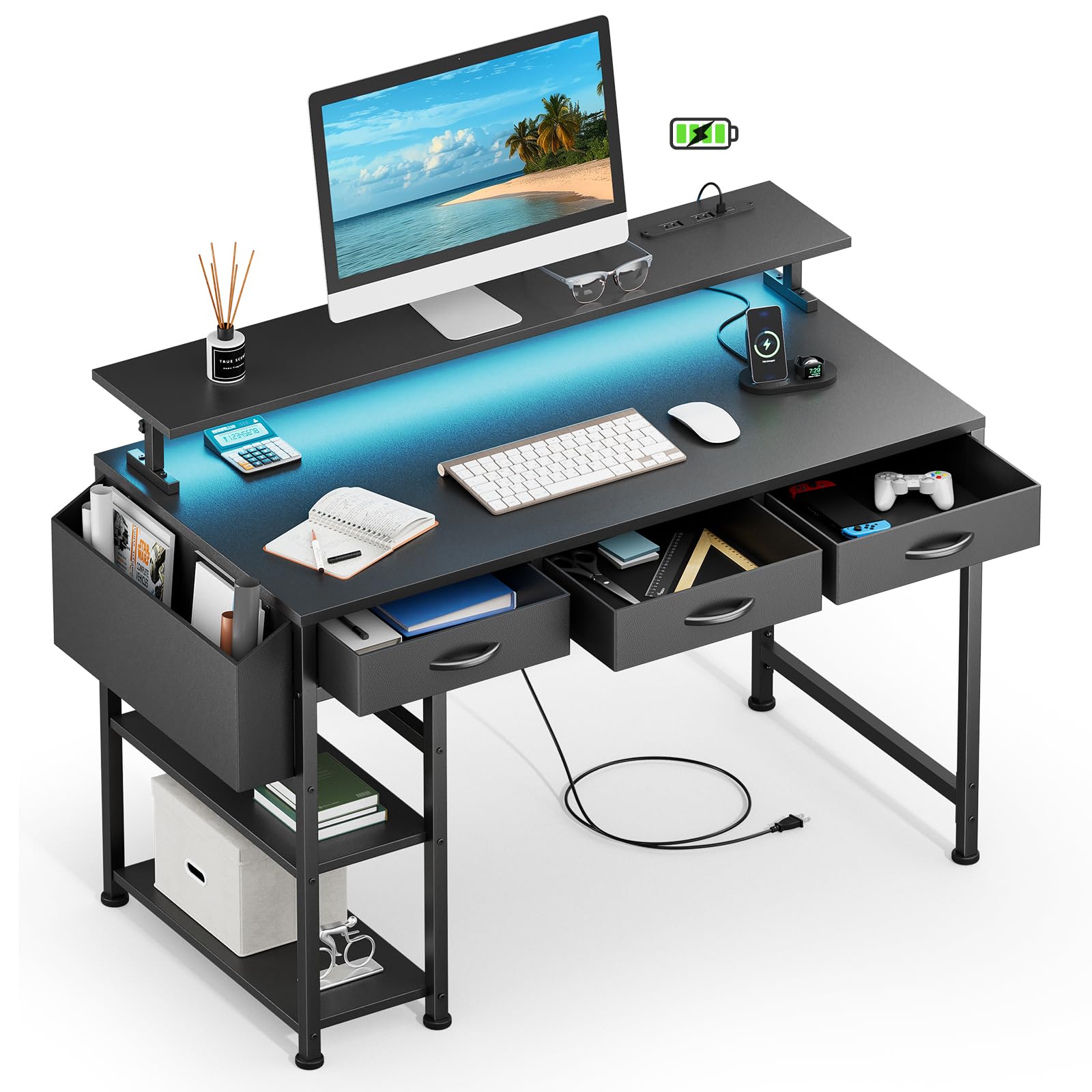 LYZMHA パソコンデスク ゲーミングデスクトップ シンプル LYZMHA