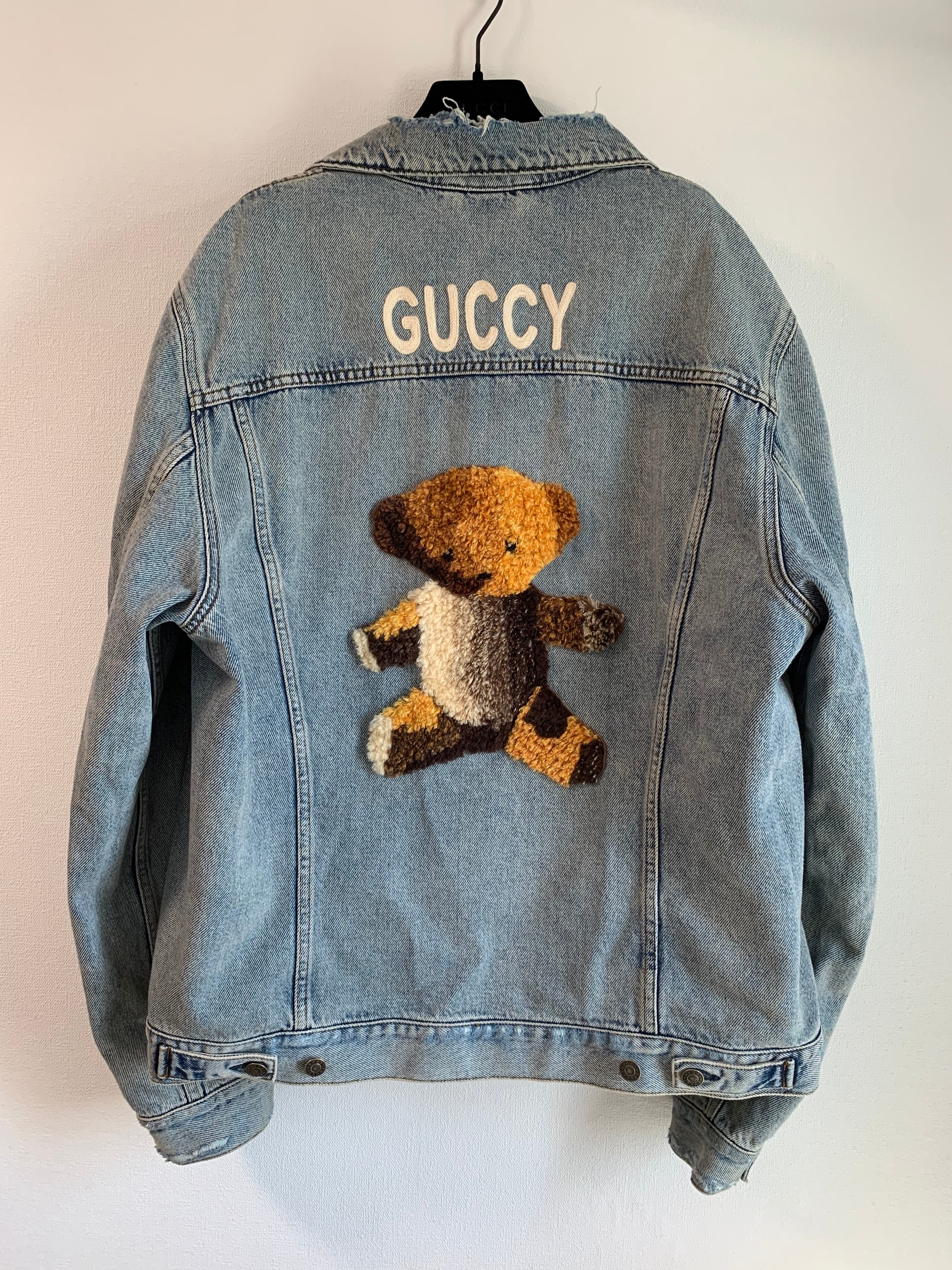【美品】GUCCI テディベアデニムジャケット 美品】GUCCI テディベアデニムジャケット GUCCI - 中古GUCCI