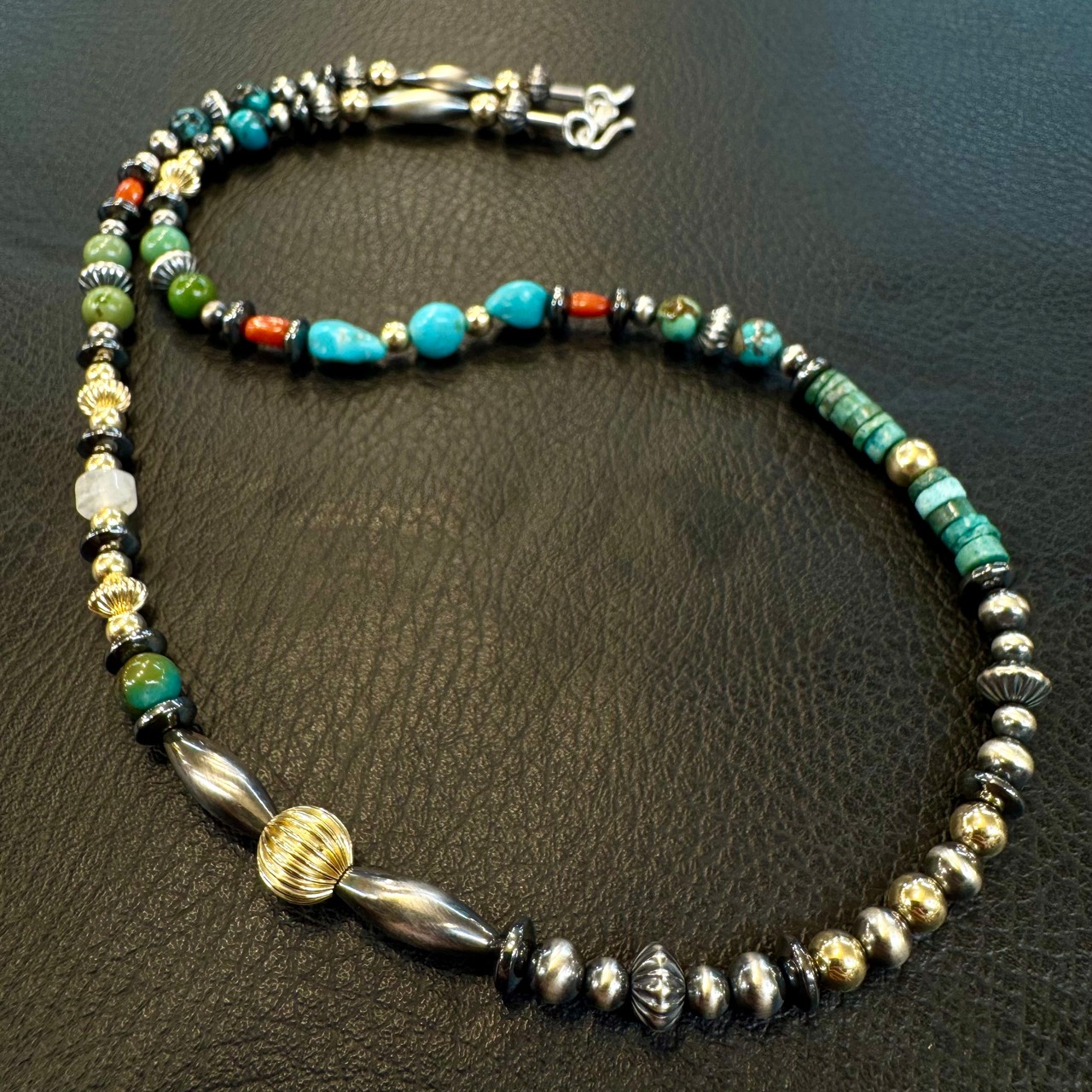 ブライト（Bright）ネックレス（Wave Turquoise）50cm - 2