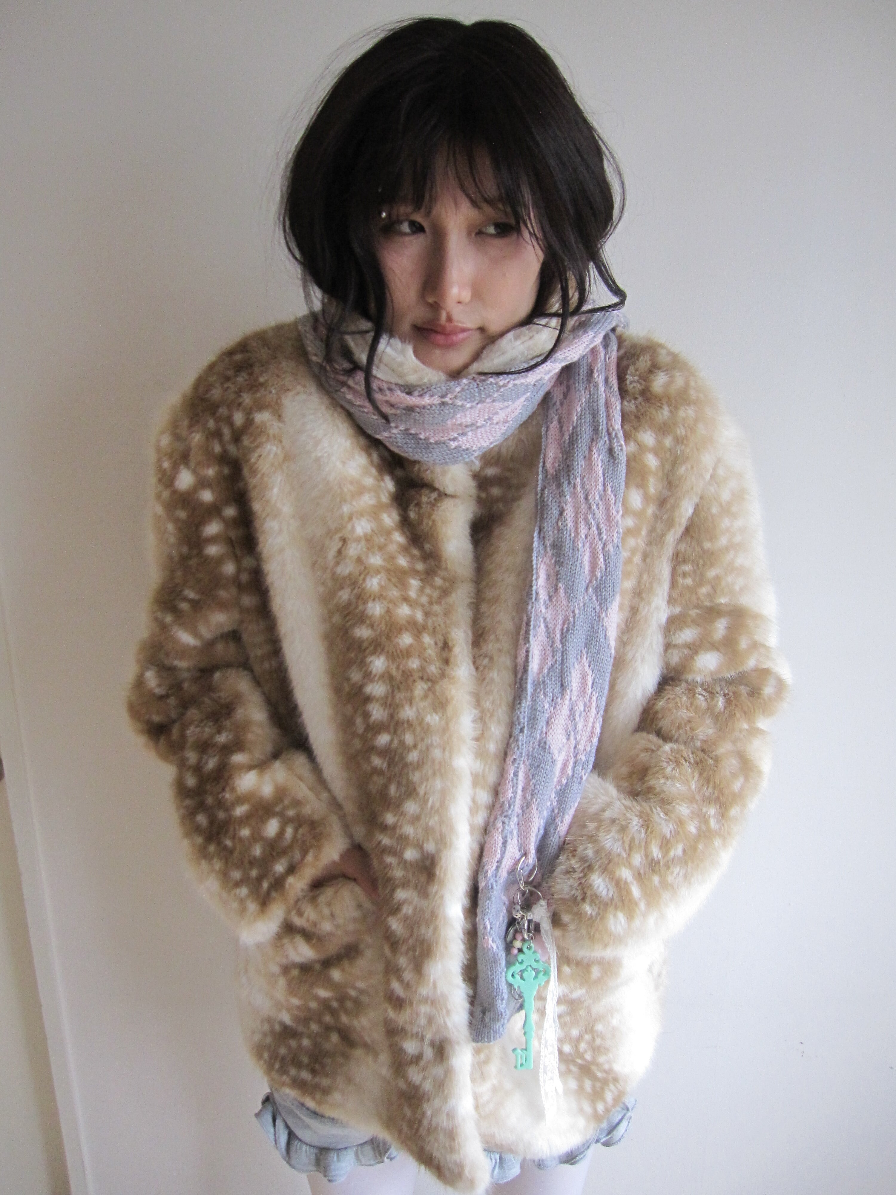 Bambi Fur Jacket beige | Pay ID