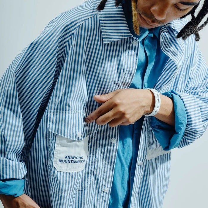 MOUNTAIN RESEARCH (ﾏｳﾝﾃﾝﾘｻｰﾁ) - PHIL PKT. SHIRT MTR4268 Green