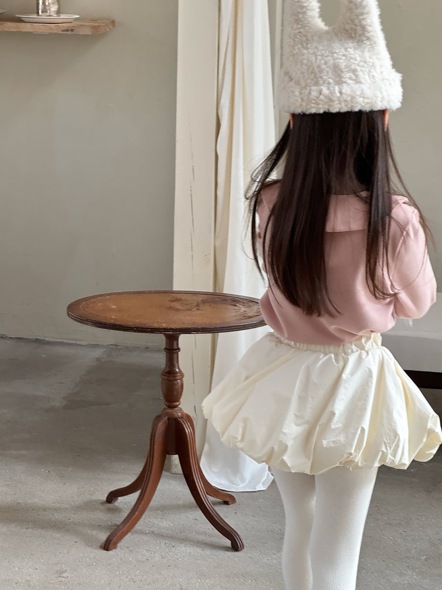 インパン付きアイボリーバルーンスカート