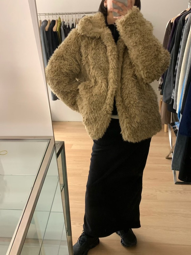 (予約) HAUS / Ness fur jacket
