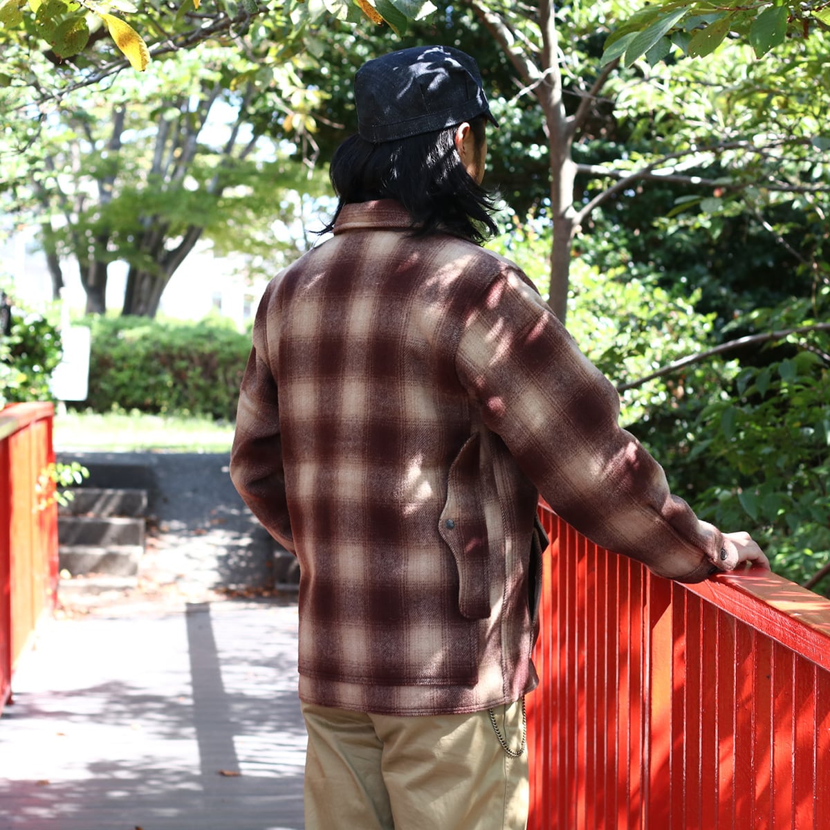 FILSON フィルソン BROWN×TAN OMBRE マッキーノクルーザー ジャケット