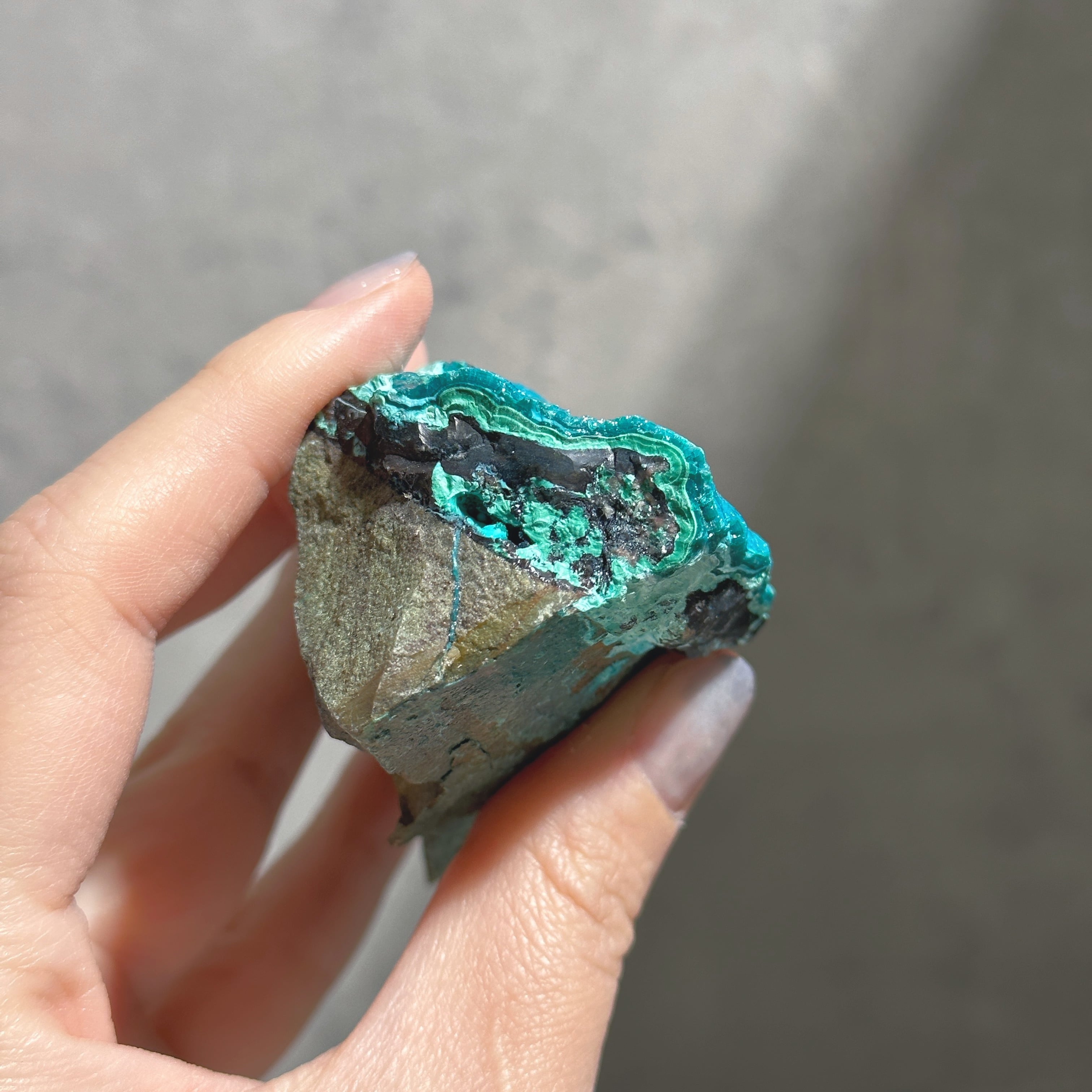 マラカイト with クリソコラ(マラコラ) 原石22◇ Chrysocolla マラカイト with クリソコラ(マラコラ) 原石22◇ Chrysocolla
