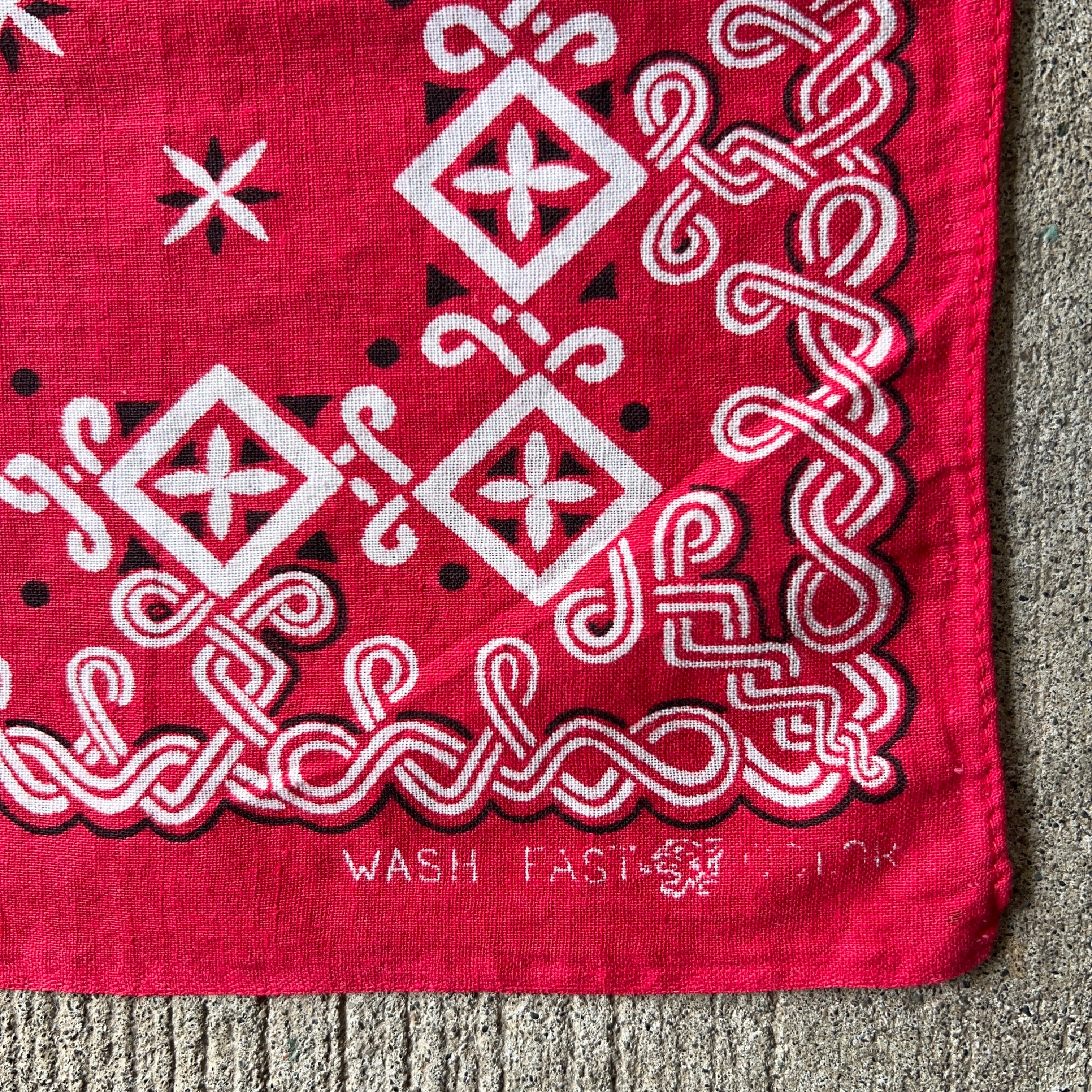 1950's Vintage Bandana 撒菱 クロス TIGERBRAND 【0613A41 1950's Vintage Bandana 撒菱 クロス TIGERBRAND 【0613A41