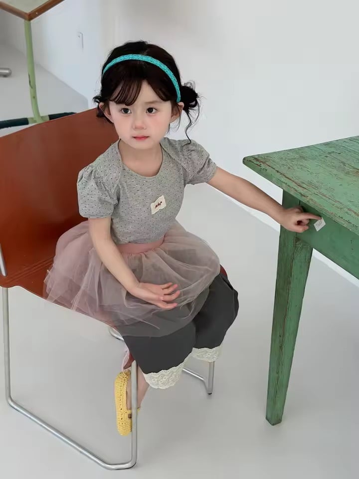 バックオープンドットトップス